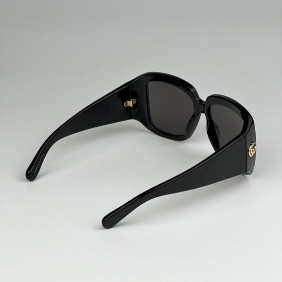 Gucci GG1402S 001 BRAND NEW Sunglasses Black Grey Women Square GG 1402S main image 11